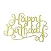 20pcs New Glitter Paper Happy Birthday Letters Cake Topper Cake Decor Tool