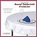 LAMINET Heavy-Duty Deluxe Crystal Clear Vinyl Tablecloth Protector 70