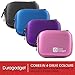Black Hard EVA Shell Case with Carabiner Clip & Twin Zips for the SoundMoovz Musical Bandz - by DURAGADGET