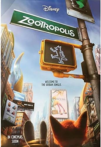 Amazon 映画ポスター ズートピア ディズニー グッズ Int Adv 両面 数量限定 初版 アートフレーム ポスター オンライン通販