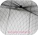 KKTech Pack of 15pcs Hair Nets Invisible Elastic Edge Mesh 20 inches(50cm) (Light Coffee)