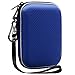 Lacdo Hard Drive Case for Seagate Portable Expansion, Seagate One Touch/Ultra Touch/Backup Plus Slim Portable External Hard Drive 1TB 2TB 3TB 4TB 5TB USB 3.0 2.5 Inch Travel Bag, Blue