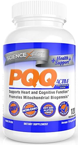 PQQ 10 Mg, 120 Vegetarian Capsules, NON - GMO and Hypoallergenic Pure Pyrroloquinoline Quinone