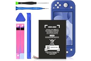 KOOAQQ 2025 Upgraded HDH-003 Battery, high capacity 4800mAh 0 Cycle Replacement Battery, Compatible with Nintendo Switch Lite Game Console HDH-001 HDH-003 with Repair Tool Kit
