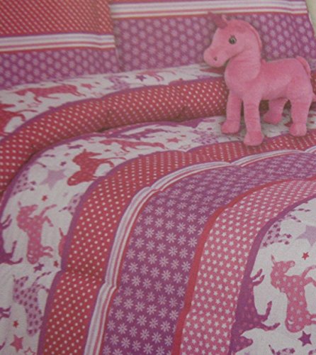 Cloud 9 Unicorn Sky Reversible Comforter Set With Pillow And Wall