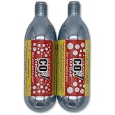Leland CO2 Beverage Cartridge, 74 gram, 5/8" Threaded, Disposable, 2-Pack