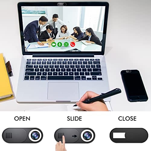 ISEMESI Laptop Mac Camera Cover Slide Cute, [10 Pack] UltraThin cam