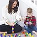 EAGY Lacing Beads for Kids Toddler Toy, Jumbo Primary Lacing Toys for Toddlers - STEM Toy Educational Enlightenment Toys Autism Fine Motor Skills Montessori Toys - 36 String Beads, 4 Strings