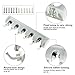 DiGiCare Broom Holder, Wall Mount Mop Holder Broom Hanger Organizer with 5 Ball Slots and 6 Hooks, Holds Up to 11 Tools for Kitchen, Bathroom, Garage