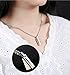 Couples Necklace with Rectangle Titanium Stainless Steel Pendant,His & Hers Matching Set Lovers Gift(Love Devotion)