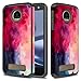 Moto Z Play Case, Moto Z Play Droid Case, TownShop Paint Clouds Design Hard Impact Dual Layer Shockproof Bumper Case For Motorola Moto Z Play/ Motorola Moto Z Play Droid