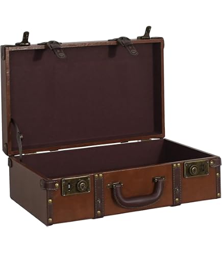 Mini Valise Vintage En Cuir PU Pour Maison De Poupée – échelle 1:12, Accessoire De Décoration Rétro Pour Collectionneurs (5,8x3,1x3 Cm)