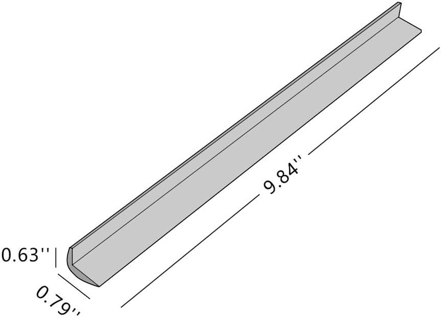 LONGFITE Table & Cabinet Edge Protector, Baby Protection, Table Corner Guard Strip (10 in., 8 pcs), Home Cabinet Bumper - Image 3