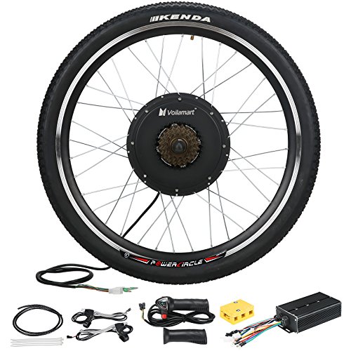 Voilamart 26" Rear Wheel Electric Bicycle Conversion Kit, 48V 1500W E