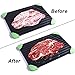 Defrosting Tray For Frozen Foods Magical Fast Defrosting Plate- Conductive Metal Thawing Tray-The Safest Way to Defrost Steak &Frozen Food -Quickly Without Electricity, Hot Water By JIA LE
