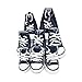PetFavorites Cute Puppy Pet Dog Sporty Shoes Lace up Blue Canvas Dog Boots Nonslip Dog Booties Sneaker for Large Doggies, Pack of 4 (Size 8, Blue)