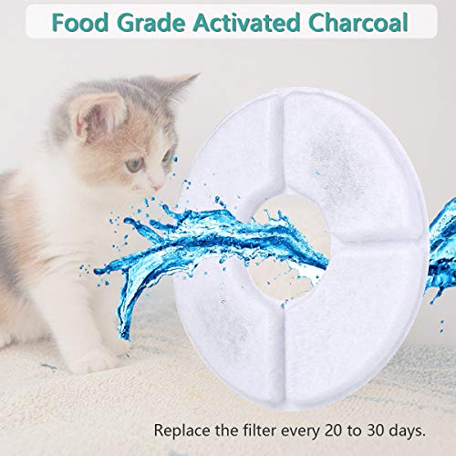 Cat Water Fountain 67oz Intelligent Power Off Automatic Pet Drinking Water Dispenser for Cats Dogs Small Animals, Filter Includes - Thumbnail 6