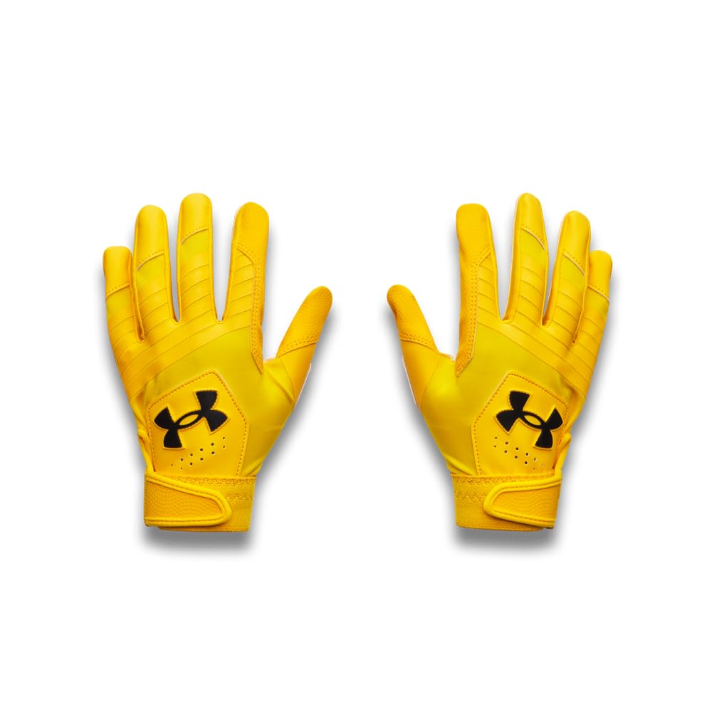 Photo 1 of Under Armour Boys' Clean Up Baseball Gloves, (790) Campus Gold/Campus Gold/Black, Small