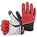 Zookki Work Gloves,Full finger-Red,M(6.7inches-7.9inches)