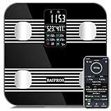 Smart Bluetooth Body Fat Scale, BAIFROS Large