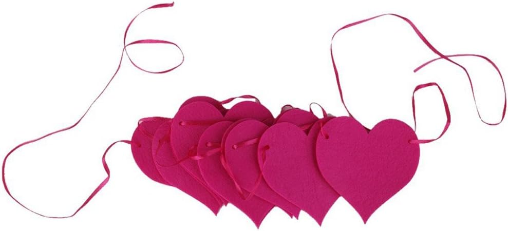 Amazon Com Pixnor Heart Banner Garland Wedding Party Decoration