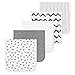 Baby Burp Cloths Set-5 Pack, Ultra Soft and Thick Absorbent Towels, Unisex for Boys and Girls, Newborns
