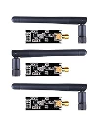 kuman 3 pcs nRF24L01+PA+LNA Antenna Wireless Transceiver RF Transceiver Module for Arduino KY67