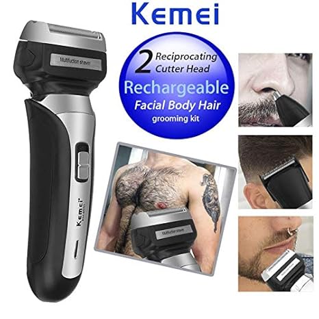 Buy Generic Kemei Original 3 In 1 Electric Razor Floating Wireless