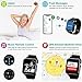 Smart Watch Upgrated Bluetooth Smartwatch with Camera Touchscreen,Smart Watches Unlocked Cell Phones with SIM Card Slot, Sport Wrist Watches for Android Samsung iOS iPhone Xs 6 7 8 Men Women Kids