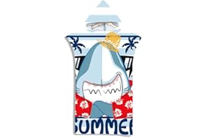 LOMTRATS Quick Dry Surf Poncho Changing Towel Robe Hoodie for Adults Men Women,Microfiber Swimming Beach Surfing Diving Home Hot Springs Bathing Parka