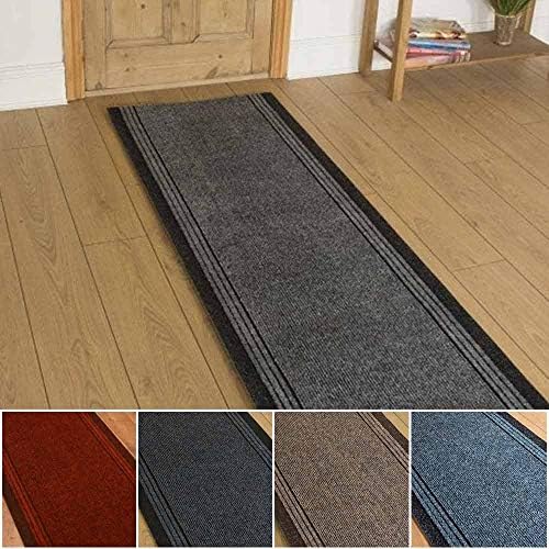 Inca Grey - Hall & Stair Carpet Runner (Available in any length up to 30m)