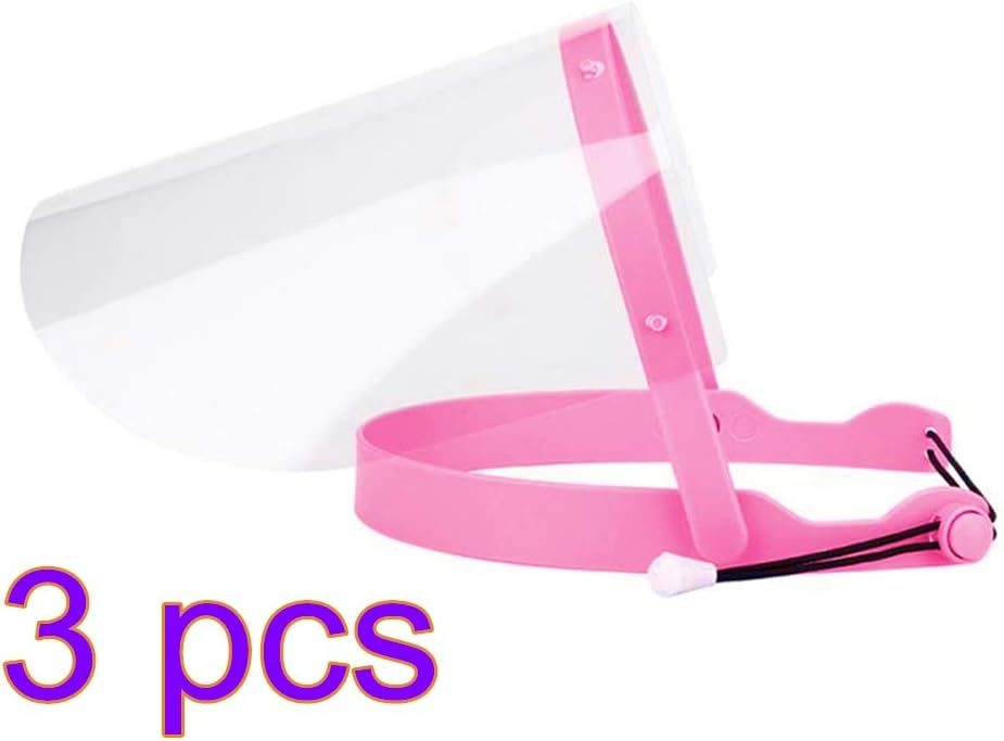 MINGLI Face Mask Splash-Proof Dust-Proof Mask Head-Mounted Transparent Protect Mask Adjustable Protective Face Mask Full Face Mask