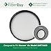 Hoover WindTunnel Air Model UH70400 & UH72400 Primary Filter. Designed by FilterBuy to replace Hoover Part # 303903001. Washable and Reusable.