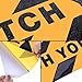Mobling Watch Your Step Anti Slip/Skid Abrasive Sticker [5 Pack] - Safety for OSHA/Winter Ice & Slippery Steps