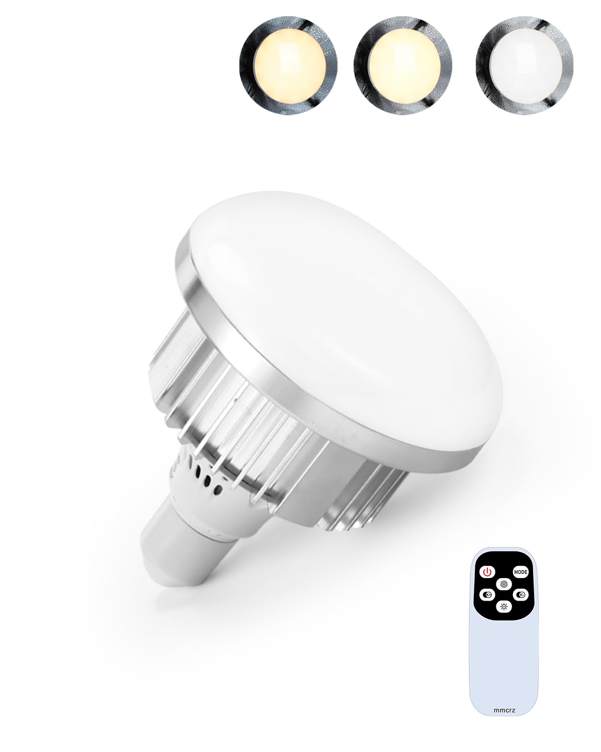 Photo 1 of ***SIMILAR ITEM***
mmcrz 85W E27 LED Light Bulb for Umbrella/Softbox Lighting Kit, Dimmable Color Temperature 2700-6500K Remote Control Lamps for Photography Photo Video Studio, Portrait Shooting