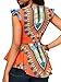 Shele Women African Printed Slim Fit Cap Sleeve Clubwear Party Dashiki Shirt Blouse Top