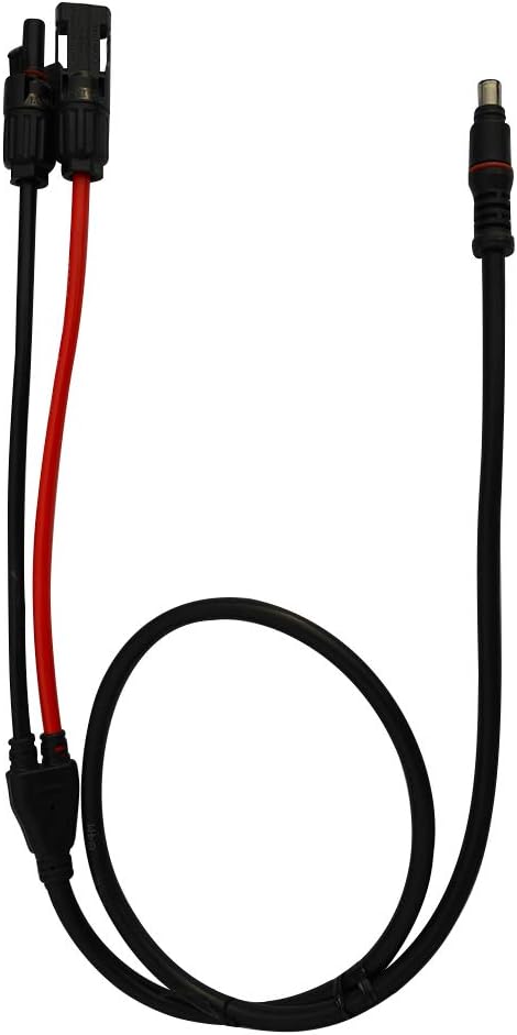 SolarEnz Solar Connector to DC8mm Adapter Cable Perfectly Compatible with MC4 Solar Generator Portable Power Station and Solar Panel 12AWG Heavy Duty Wire: Home Audio & Theater