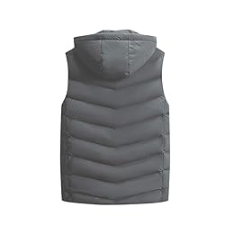 QWENTMTNTY Mens Outerwear Puffer Vests Casual
