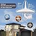 Dual-Omni Directional Outdoor TV Antenna for Multiple TVs,55/65 Mile Range, Amplified Outdoor/RV/Attic HD TV Antenna with Built-in 4G LTE Filter,4K UHD Ready, 33ft Coaxial Cable and Signal Splitter