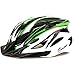 Crazy Mars  Ultralight Stable Road/Mountain Mens/Womens Bike Helmet, Green/Black/White