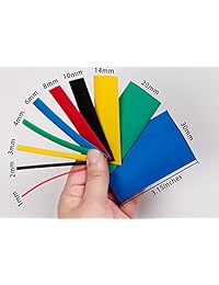 summitlink 410 Pcs Surtidos Heat Shrink Tubing Wrap manga Set Combo Tubo 5 colores 10 tamaños