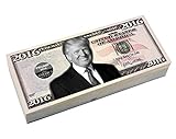TRUMP 2016 Campaign Collectible, Play Money, Real Size Real Color (25 Trump 2016 Campaign Bills)