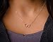 Valentines Day Gift For Girlfriend/Wife, Sterling Silver & Gold Filled Cute Infinity Necklace Sweet Gifts
