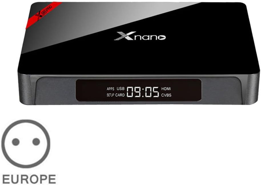hrph x96pro TV décodeurs S905 X Red caja para Android 6.0 ...
