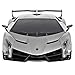 Best Choice Products 1/24 Officially Licensed RC Lamborghini Veneno Sport Racing Car W/ 27MHz Remote Controller- Grey