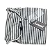 JYUAN Women's Casual Summer Boho Sleeveless Striped Beach Long Maxi Dress (M, Striped)