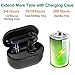 Ephram K8 Latest Bluetooth 5.0 True Wireless Earbud with Portable Charging Case,in-Ear TWS Single Right Ear Headset,Lightweight 5g,Built-in Mic Headphone,Sports Earphone,18 Hours Total Playtime,Black