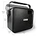 30W MAONO Wireless PA system with Two Wireless Handheld Microphones Karaoke Machine, FM Radio/AUX-IN Mode/USB Input/TF Card/Remote Control/LED Bar for Adults Kids (Black)