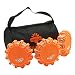 StarFlare LED Road Flares Emergency Disc Safety Light Flashing Roadside Beacon for Car Truck with Storage Bag (Pack of 3)