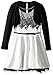 Beautees Girls' Big 2 Pc. Shrug Over Flocked Bodice Skater Dress